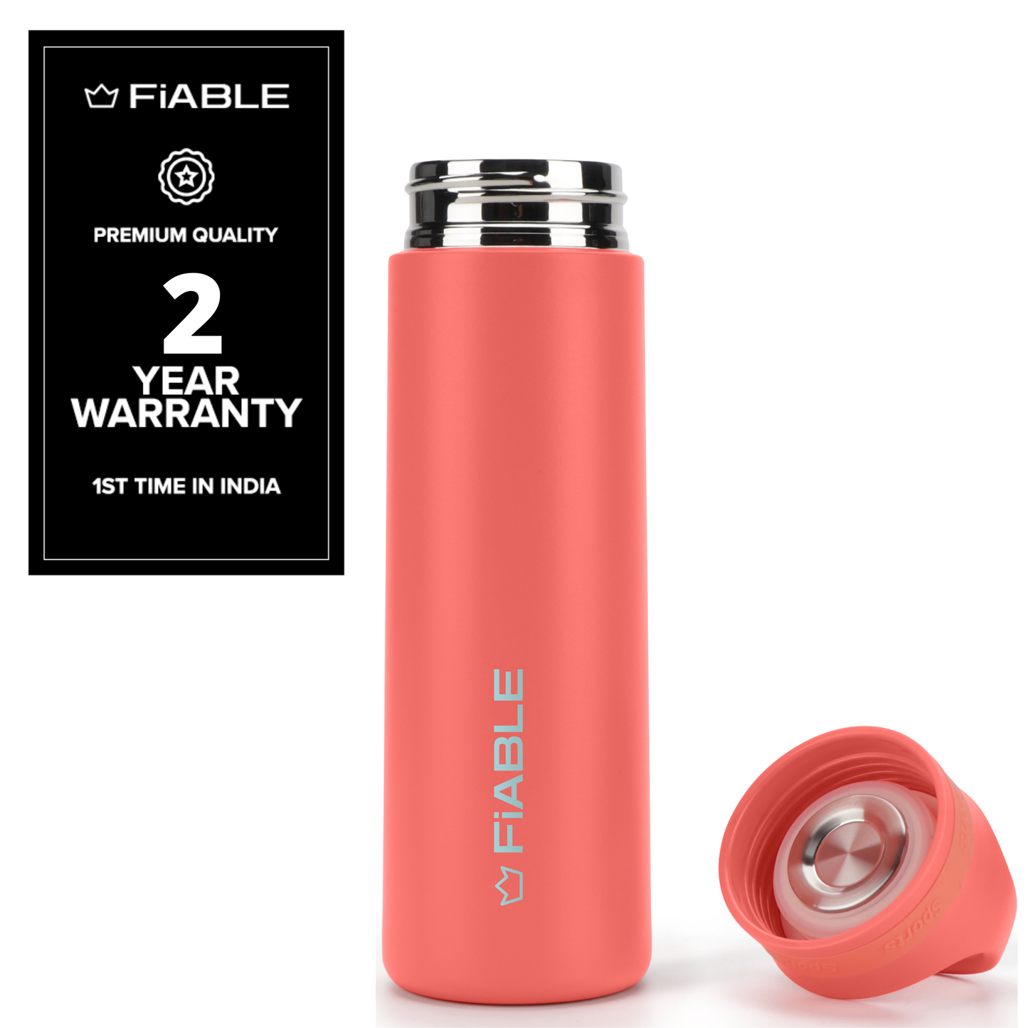 FiABLE ActiveSports Insulated Bottle 500ml - CoralCandy