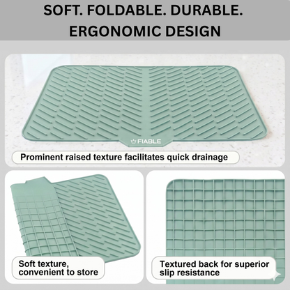 Fiable Silicone Dish Drying Multipurpose Mat