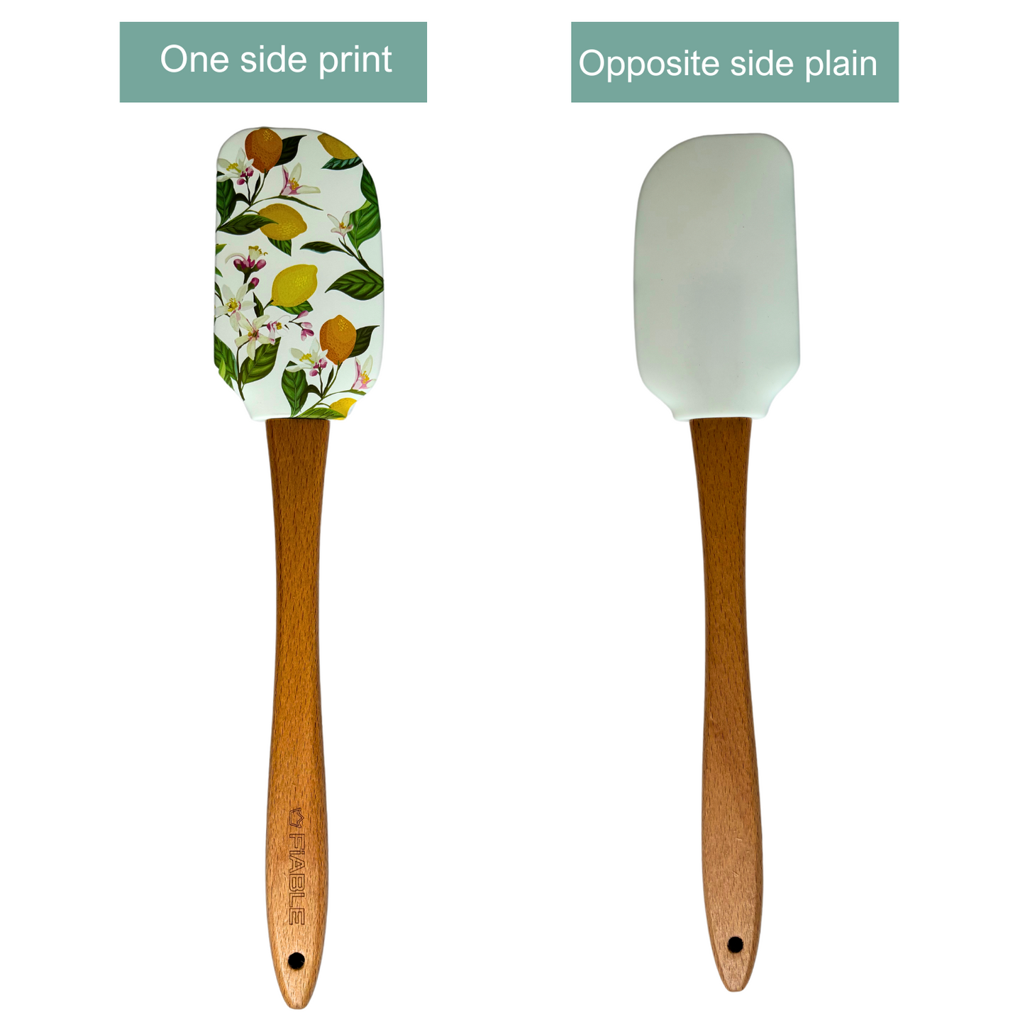 FiABLE Premium Silicone Printed Designer spatulas