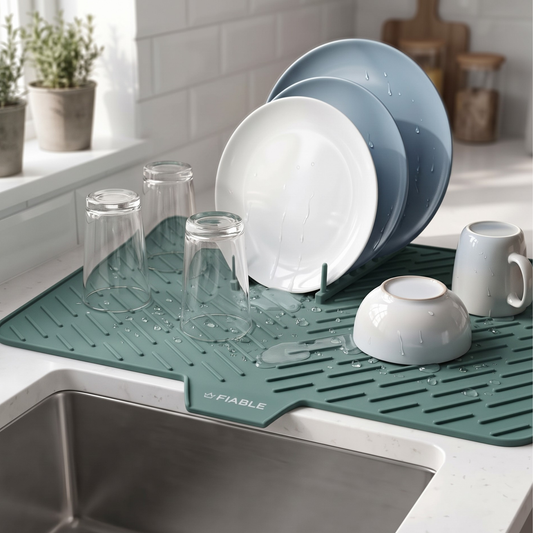 Fiable Silicone Dish Drying Multipurpose Mat - Large